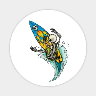 Skull Surfer Magnet